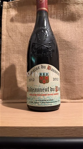 Valle del Ródano Châteauneuf-du-Pape. Domaine Banneret 2012