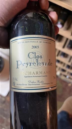 Tây Nam Pécharmant Clos Peyrelevade 2003