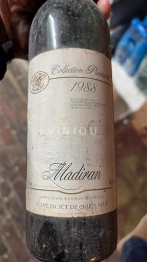 Sudoeste Madiran Collection Privée 1988
