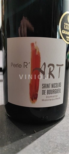 Vine Rouge sec Perle R'Art Domaine Mabileau-Rezé 2024 Frankrig Loire-dalen Saint-Nicolas-De-Bourgueil AOC