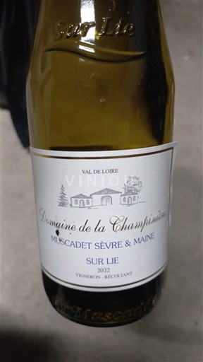 Wines Blanc sec Sur Lie Domaine La Champinière 2022 France Loire Valley Muscadet Sèvre et Maine AOC