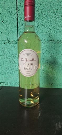 Languedoc e Roussillon Pays d'oc Les Jamelles Clair Rosé Não Sazonado