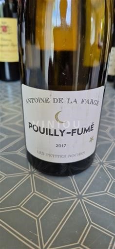 Údolí Loiry Pouilly-fumé Antoine de la Farge Les Petites Roches 2017