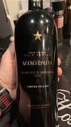 Apulia Primitivo di Manduria Vigneti del Salento Leggenda Vigne Vecchie Gold Series 2016