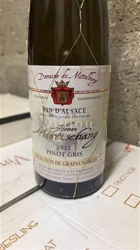 Alsacia Sélection de Grains Nobles Domaine Mittelburg Sélection de Grains Nobles 2022