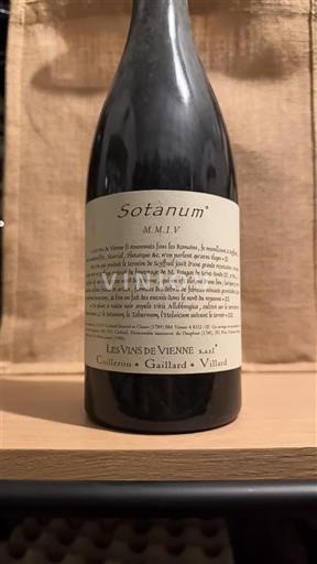 Alpes và các vùng Rhodanien Collines rhodaniennes Les Vins de Vienne Sotanum 2004
