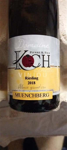 Alsazia Non specificato Grand Cru Domaine Koch Pierre & Fils Muenchberg 2018