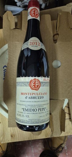 Abruzzerne Montepulciano d'Abruzzo Emidio Pepe 2012