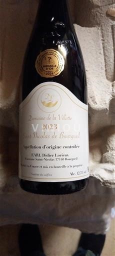 Loire Valley Saint-Nicolas-De-Bourgueil Domaine La Vilotte 2023