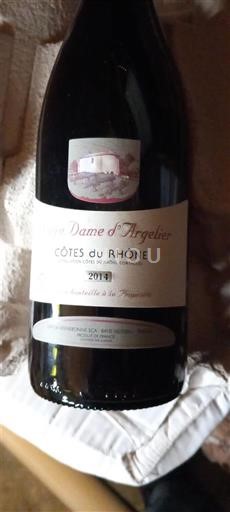 Rhônedalen Côtes du Rhône Notre Dame d'Argelier 2019