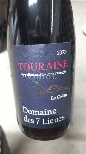 Valle della Loira Touraine Domaine Des 7 Lieues La Colline 2023