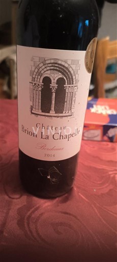 Bordeaux Château Brion La Chapelle 2014