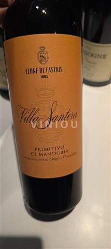 Apúlia Primitivo di Manduria Leone de Castris Villa Santera 2021