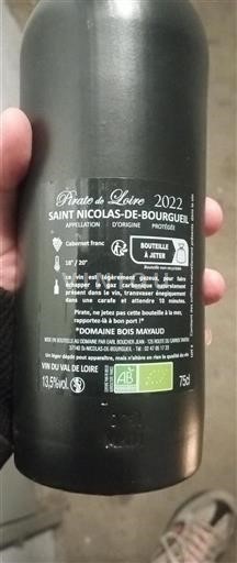 Loire Valley Saint-Nicolas-De-Bourgueil Domaine Bois Menaud 2022