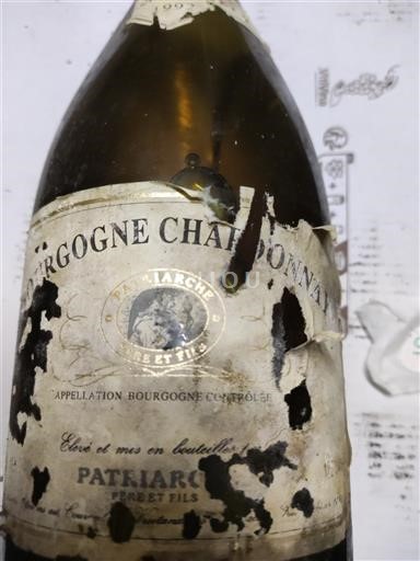Bourgogne Bourgogne Chardonnay Patriarche Père et Fils Rangée 07 1992