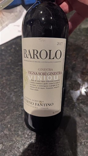 Piedmont Barolo Conterno Fantino Ginestra Vigna Sorì Ginestra 2017