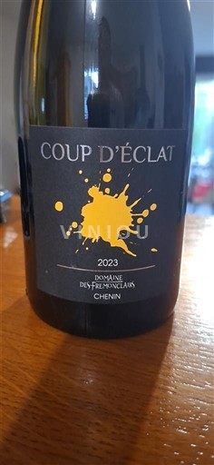 Loire Valley Anjou Domaine S Frémonts Coup d'Éclat 2023