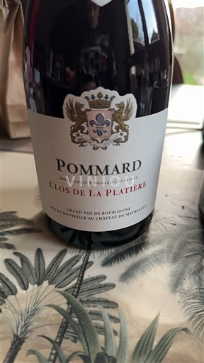 Bourgondië Pommard Château Meursault Clos de la Platière Niet-geïntegreerd