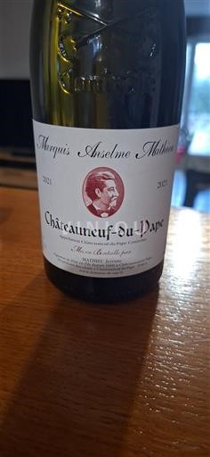 Rhônevallei Châteauneuf-du-Pape Marquis Anselme Mathieu 2021