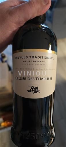 Roussillon Banyuls Cellier des Templiers Banyuls Traditionnel Vieille Réserve Neročník