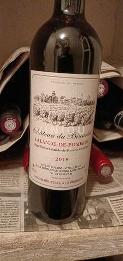 Bordeaux Lalande-de-Pomerol Château Biscarlat 2018 2018