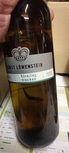 Rheingau Fürst Löwenstein Riesling trocken 2023