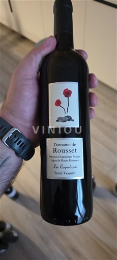 Provence, hạ lưu Rhône, Corse Anpơ-Haute-Provence Domaine Rousset Les Coquelicots 2020