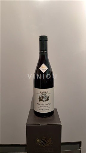 Vinos Rouge sec Santenots Jean Bouchard 2017 Francia Borgoña Volnay AOC Premier Cru