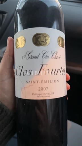Bordeaux Saint-Émilion Grand Cru Clos Fourtet 2007