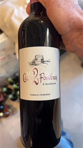Bordeaux Famille Fournier Coup 2 Foudres à Bonhoste 2018