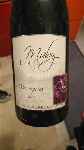 Rhônedalen Côtes du Rhône Domaine Maby Baroques 2015