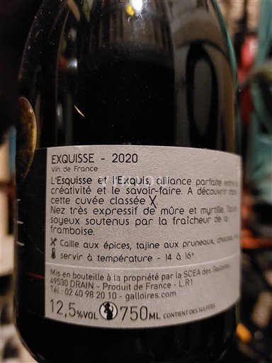 Loirevallei Niet gespecificeerd Les Galloïres Exquisse 2020