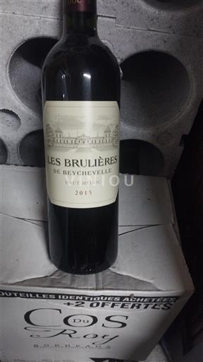 Bordeaux Haut-Médoc Beychevelle Les Brulières 2015