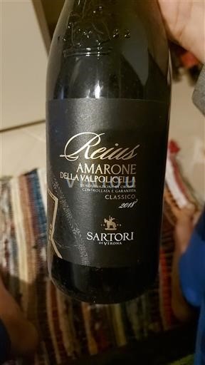 Vénétie Không được chỉ định Sartori di Verona Reius 2018