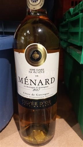 Sydvestfrankrig Côtes de Gascogne Domaine Ménard d'Or 2017