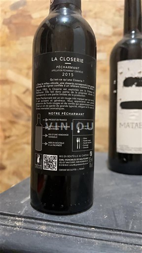Tây Nam Pécharmant La Closerie 2015