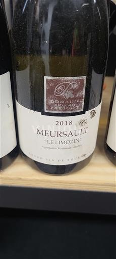 Burgundija Meursault Domaine Patrick Javillier Le Limozin 2018