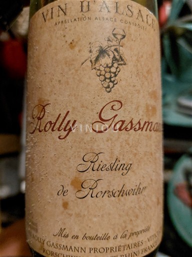 Alsace Rolly Gassmann Riesling de Rorschwihr 2021