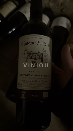 Burdeos Puisseguin-saint-émilion Château Guillotin 2022