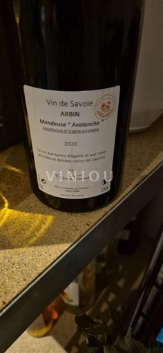 Jura Arbois Fabien Trosset Mondeuse Avalanche 2020