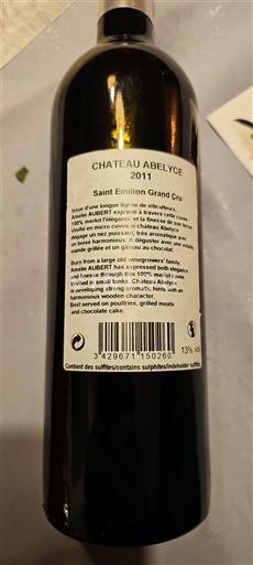 Bordeaux Saint-Émilion Grand Cru Grand Cru Château Abelyce 2011