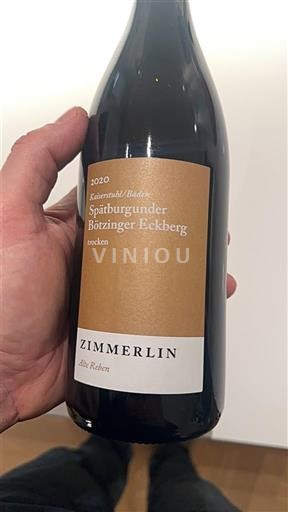 Baden Kaiserstuhl Zimmerlin Bötzinger Eckberg 2020