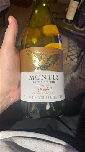 Thung lũng Aconcagua Aconcagua Costa Montes Limited Selection Unoaked Chardonnay 2021