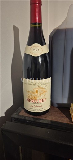 Wines Rouge sec Les Chenevières 2023 France Burgundy Mercurey AOC