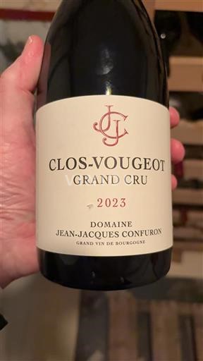 Burgundi Clos-de-vougeot Grand Cru Domaine Jean-Jacques Confuron 2023