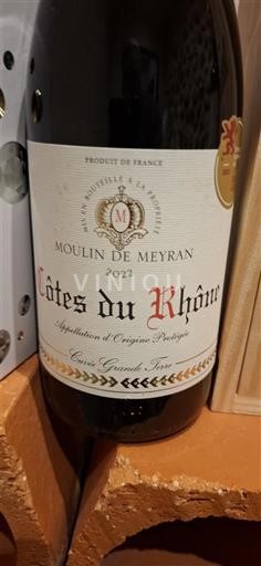 Rhônedalen Côtes du Rhône Moulin de Meyran Grand Soir 2022