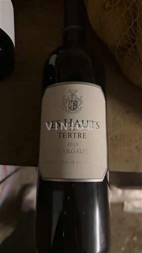 Burdeos Margaux Château Tertre Les Hauts du Tertre 2015