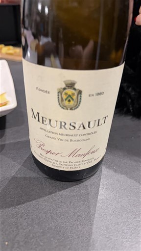Burgundija Meursault Prosper Maufoux Neleten.