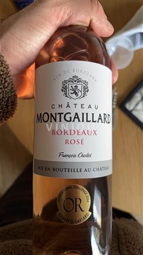 Burdeos Bordeaux rosado Château Montgaillard 2024