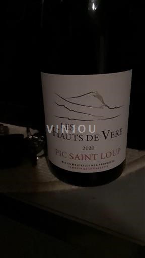 Langvedok Pic-saint-loup Les Hauts de Vere 2020